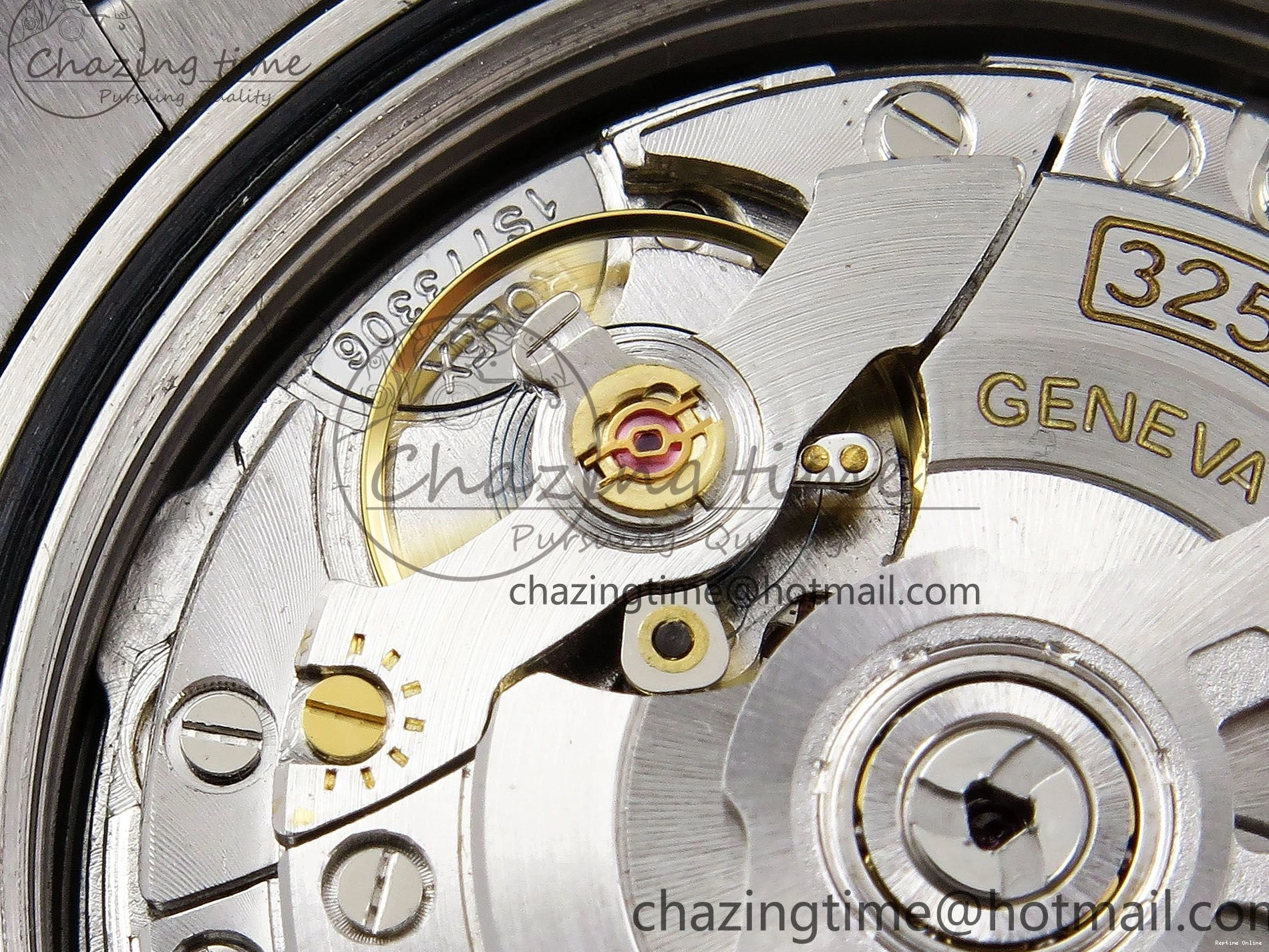 0516 FreshLook DayDate 40 SS JDF 904L Steel Gray Stick Dial on President Bracelet VR3255 V3 (Gain Weight) 1446